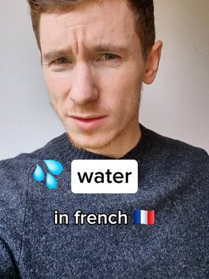 A post by @elmartino_french on TikTok caption: water en français #learnfrench #apprendrelefrançais #language #education #aprenderfrances 