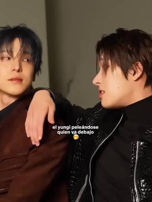 A post by @fujoshilin on TikTok caption: Así es todas las noches. 🫠 #yungi #yungiateez #yunho #mingi #yungiship #shipper #kpopships #fypateez #atinyfyp 