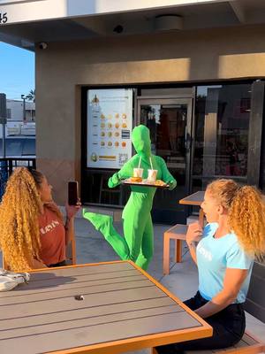 A post by @letwins on TikTok caption: #behindthescenes of the previous video 🍔🤣