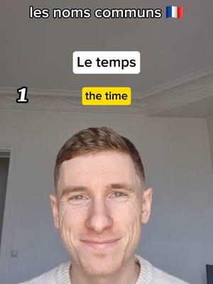 A post by @elmartino_french on TikTok caption: Les 10 noms communs en français les plus utilisés #education #language #apprendrelefrançais #francais #learnfrench #hablarfrances 