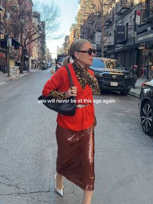 A post by @lisa_corbo on TikTok caption: 63 and still feeling 33 🤍 friendly reminder… age is just a number x #fashionover50 #outfitideas #nycfashion 