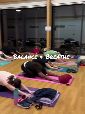 A post by @mummyof4_1983 on TikTok caption: Set up to launch event in 3 days! 🫶Balance & Breathe 🧘 classes in Houghton Regis #breathemorestressless #wellness #balance #yoga #pilates #meditation #breathwork 