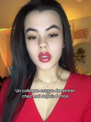 A post by @lilith_and_co on TikTok caption: Arrête de vouloir me rendre visite enfl*re 😀 #appartement #vol #collegue #scream #scandale #police #urgence #help #pourtoi #sos 