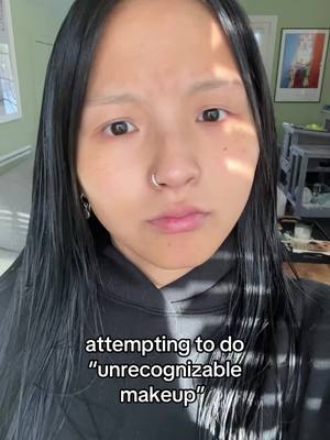 A post by @heyitsmollz1 on TikTok caption: How’d i do? #fypシ #makeup #transition #unrecognizablemakeup #trending 