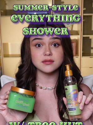 A post by @rachelocool on TikTok caption: a dose of beach day to cure those winter blues with @Tree Hut #showerroutine #TreeHutPartner #treehut