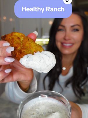 A post by @chefgenevieve on TikTok caption: Healthy Ranch✨ Skip the store-bought! 🥗 This homemade ranch is creamy, flavorful, and guilt-free—only 10 calories per serving! 🙌 Perfect for salads, dips, and more. #HealthyRanch #WeightLossRecipes #LowCarbRecipes #ranchrecipe #Ranch  Homemade Healthy Ranch 16 servings (2Tbsp) 10 calories, 0 fat, 0 net carbs  Ingredients: 1.5 cups Two Good yogurt brand low-fat Greek yogurt 3 tbsp water 2 tbsp white vinegar 2 tsp sweetener (I like erythritol) 1 tsp salt 1 tsp onion powder 1 tsp garlic powder 1 tsp dried chive 1 tsp dried dill 1 tsp dried parsley 1/2 tsp pepper Combine all ingredients. Store in fridge up to 2 weeks. Enjoy!