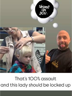 A post by @joe_o_gorman_kk on TikTok caption: Fixing butchered hair for over a decade #joesbarbershop 