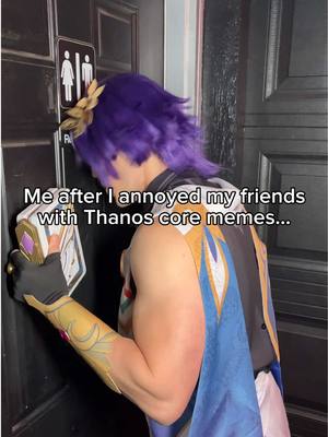 A post by @azndevil on TikTok caption: It was a JOkE 😭#thanos #squidgames2 #squidgames #cosplay #hsr #HonkaiStarRail #drratio #오징어게임 #fyp #top 