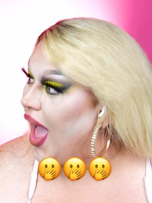 A post by @the_mib on TikTok caption: When have I ever said anything bad about @Eureka O’hara?! 🙄 Oh wait…🫢 #dragrace #eureka #fyp