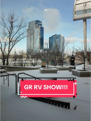 A post by @lakeshorervguy on TikTok caption: Come see me at the Grand Rapids RV show January 16-19! #rv #camper #camping #rvshow #glamping #travel #rvlife #van #vanlife #travel 