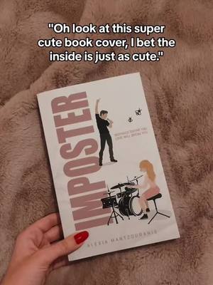 A post by @bookswithlexi on TikTok caption: Imposter by @Alexia Mantzouranis #imposteralexiamantzouranis #imposterbook #timesthreeseries #alexiamantzouranis #BookTok #romance #romancebooks #bookrecommendations #bookrecs #romancereader #makeup #grwm #gift #makeuptips #reader #bookish #giftideas 