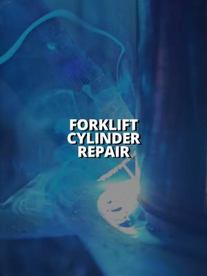 A post by @cutting_edge_engineering on TikTok caption: It’s time to complete this cylinder rebuild! Part 2 is loading.. #newvideo #forklift #welding #hydraulic #cylinder #lathe #cuttingedgeengineering #machining #machinist