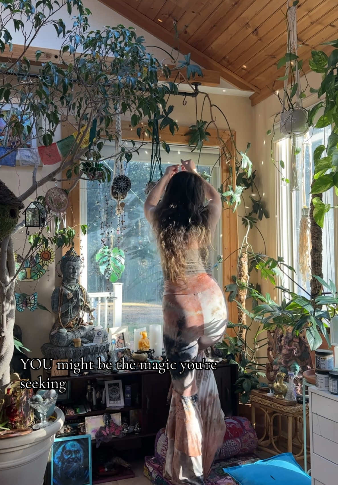 A post by @jessicayoungart on TikTok caption: You are the magic baby 🥲 what is it going to take for you to see it? 🦋 Last year my partner and I went through an extremely difficult year - but we came out stronger than ever. And through it all, we remained a team. I’ve never known this level of trust. I’ve only ever known betrayal and/or abused by every person I’ve fully loved before him. This meant I had to let go of everything I thought I knew about love before I could even begin to love the most hardened parts of myself and before I could ever allow my partner, the safest human I’ve ever known, to fully take care of me. You deserve to be taken care of. The journey is not easy. But it is worth it. I think about what I’ve been through and who I would’ve been doing it with had I made different choices and I thank my inner self for always knowing I belonged somewhere else.  We have an extreme capability to survive but can we let ourselves live? #healing #lettinggo #startingover #nextchapter #midlifewomen #MentalHealth #trauma #abuseawareness #abuserecovery 