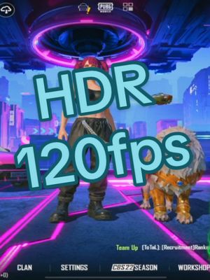 A post by @izypubgm on TikTok caption: 📣. قليتش تفعيل 120 فريم في HDR  GLITCH 120fps in HDR 🔥 #izypubgm #مواهب_ببجي_موبايل_العربية #pubgmobile #ببجي_موبايل #GamingOnTikTok 