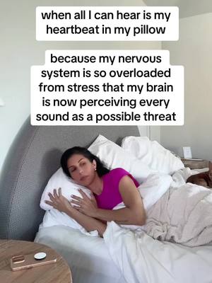 A post by @theworkoutwitch on TikTok caption: how to relieve the ringing / whooshing in your ears (aka tinnitus) 🥹 heal your nervous system in 60 days 🔗 on profile ✨ #nervoussystem #nervoussystemregulation #nervoussystemhealing #fightflightfreeze #somatichealing #somaticexercise