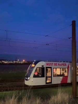 A post by @bristyfarhanaofficial on TikTok caption: Edinburgh Trams!! For more videos & my updates!! Check my Instagram (Link in bio ) bristyfarhanaofficial