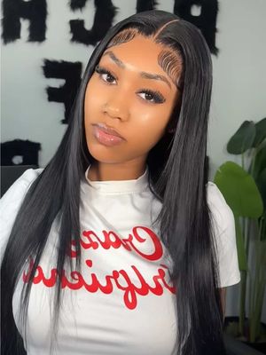 A post by @tayiona on TikTok caption: Sterlyhair 26inch jet black 13*6 full lace frontal wig $126 🛍️ link in bio @sterlyhair_shop @sterlyhair #minimalist #wigtutorial #wiginstall #hair #wigs #bodywave #bodywavewigs #bodywavewig #hairtok #gluelesswig #lacefrontwig #lacefrontwiginstall #lacefronthairstyles #grwmhair #grwmhairedition #gluelesswig #TikTokShop #tiktokstore #tiktokmademebuyit #hairstyle #wiginstall #wiginfluencer #wigtutorials #fyp #foryou #foryoupage #foryoupageofficiall #viralvideo #hairtutorial #grwm #hairinfluencer #hairinsporation #blackgirlmagic #blackgirlhairstyles #wiginstalltutorial #hairroutine 