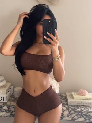 A post by @amayaliacolon on TikTok caption: Loving this brown @YITTY set !!🧸🤎 #yittypartner 