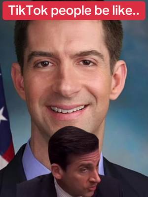 A post by @korean.kornfarmer on TikTok caption: Tom Cotton.. not the most popular dude right now.. #tomcotton #arkansas #tiktokban #fail 