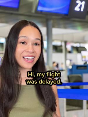 A post by @erikakullberg on TikTok caption: The airline delayed your flight? They owe you $617 🤯 #travel #lawyer