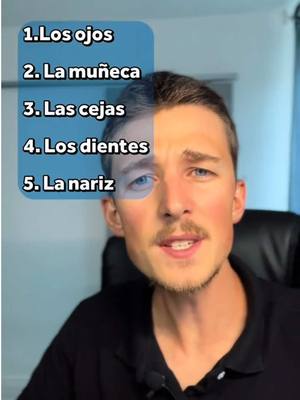 A post by @ohlalafrances on TikTok caption: 🎁Curso gratuito en mi bio !  Les parties du corps en français !! #aprenderfrances #learnfrench #apprendrelefrançais 