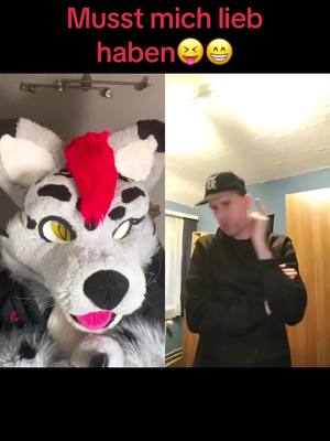 A post by @yukiro19892 on TikTok caption: #Duett mit @DennEs #furryland #furryfandom #furry #furry4life #foryou #foryoupage #fursuitersoftiktok #Fuirsuit #germanfurry #Furryfandom 