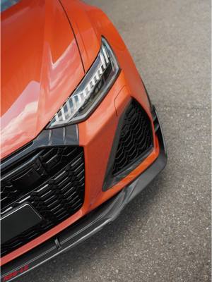 A post by @abt.sportsline on TikTok caption: Peekaboo, I’m gone 🧡💨 The ABT RS6 Legacy Edition in Coral Orange, available with up to 1000 HP and 1150 Nm. #ABT #ABTSportsline #ABTRS6LegacyEdition #LegacyEdition #Legacy #automotive #Audi #RS6 #car #tuning #coralorange