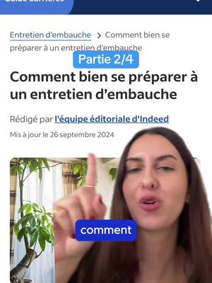 A post by @indeed_fr on TikTok caption: Envie de décrocher le job de tes rêves ? 🌟 Prépare-toi correctement : connais l’entreprise, anticipe les questions, et fais la différence en entretien ! 💼 Pour lire l’article complet rends-toi sur : https://indeedhi.re/3qMR18q #EntretienDEmbauche #Conseil #Hacks