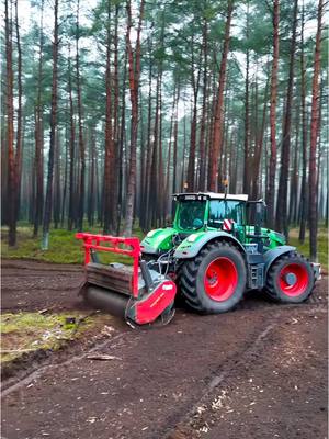 A post by @heinrichsohrdorf on TikTok caption: Im Busch ist‘s doch am schönsten 🌳🌲🪵 - Fendt 942 mit Seppi Forstmulcher 🔥 . . . . .  #wald #wood #woodworking #woodworker #holz #forstmulcher #forstfräse #forst #heinrichsohrdorf #seppi #fendt #fendtastic #werfendtfährtführt #germany #agriculture #farm #ağrı #agrar #drone #dronephotography #photooftheday #picture #seppimulcher #dji #fyp #fypシ #landforst #hot #busch 