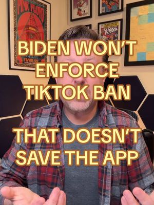 A post by @moneywiselawyer on TikTok caption: Lack of current enforcement doesn’t prevent future enforcement #tiktokban 