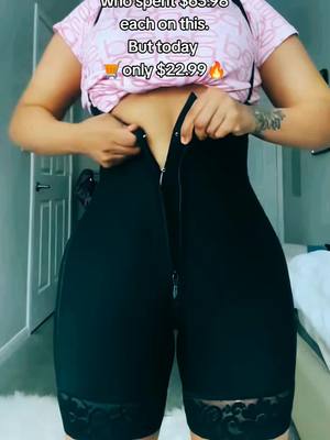 A post by @ on TikTok caption: #shapewear #goodthing #bodysuit #waisttrainer #jumpsuit #fajas #TikTokShop #foryour #fyp 