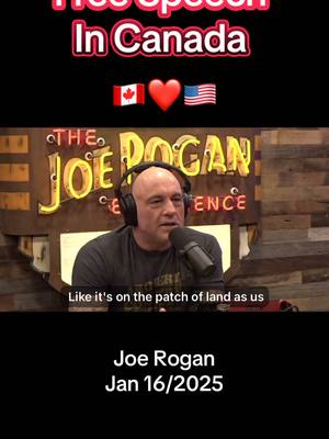 A post by @jaysgirl44 on TikTok caption: The Joe Rogan Experience Jan 16/2025. #cdn #cdnpolitics #cdnpoli #Canada #canada_life🇨🇦 #usa🇺🇸 