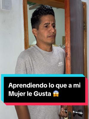 A post by @ronaldvallez on TikTok caption: Aprendiendo lo que a mi Mujer le Gusta 😱