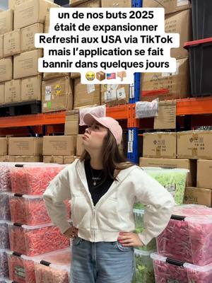 A post by @refreshicosmetiques on TikTok caption: une aventure de même pas un mois 😭 HOW SAD!?! #refreshi #refreshicosmetics #lipoil #pourtoi #SmallBusiness #mtl #usa #tiktok #ban #tiktokban 