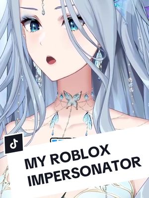 A post by @leeandlie on TikTok caption: I have an impersonator on Roblox 💀