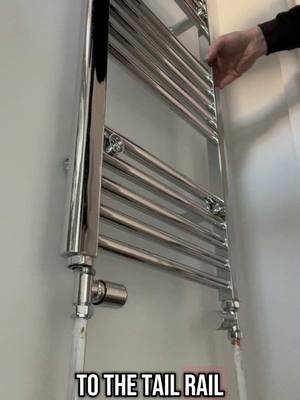 A post by @beaplumbertheysaid on TikTok caption: Towel rail… #plumber #plumbing #plumbersoftiktok #fyp #foryoupage #explore #explorepage #highlightoftheday #whatever #easy #boring #wow #exciting #growupmate #thatsgoodisntit #towelrail #installation 