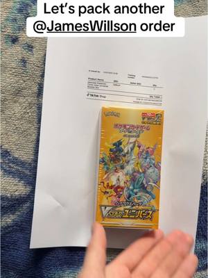 A post by @jaykezreaction on TikTok caption: Thanks for the order #fyp #pokemon #fyp #trend #viral #japanese #tiktokmademebuyit #purchase #order #collection #vstar 