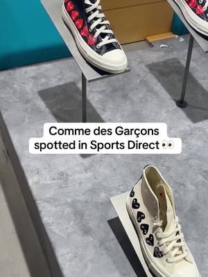 A post by @sportsdirect on TikTok caption: Run don’t walk!!!  #commedesgarcons #commedesgarçons #sportsdirect 