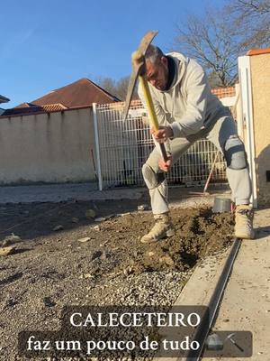 A post by @vitaliykalynyuk on TikTok caption: Vida so é dura para quem é mole 😉 #work #granite #pave #pierre #paysagiste #portuguese #viralvideos #fyp 