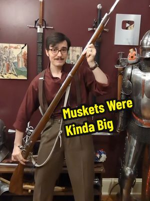 A post by @robinswords on TikTok caption: #musket #history #bayonet #rifle #swordtiktok #hema 