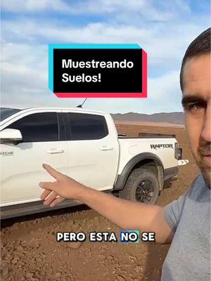 A post by @agromenon on TikTok caption: AgroMenon ya esta muestreando suelos paga la siembra 2025 #muestreo #suelo #raptor #ford #kit #tecnologia #sigame #comparte #chihuahua #mexico 