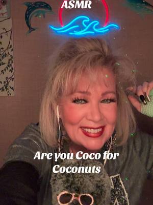 A post by @lisa_ann_asmr on TikTok caption: I think this cold weather is making me CocoNUTS. Make today a great day ❤️ love you 🥰 #asmr #asmrvideo 