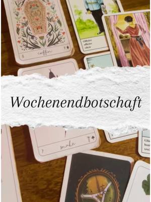 A post by @ella_tarot_orakel on TikTok caption: Wochenendbotschaft: Jemand aus der Vergangenheit braucht Hilfe, jemand vermisst dich SEHR und hat die falsche Entscheidung getroffen und noch ein paar kleinere Botschaften der Karten. Ein schönes Wochenende! | Love, Ella ⭐️  #liebesbotschaft #liebeskummer #kartenlegung #wochenende 