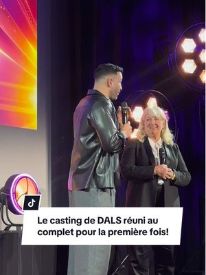 A post by @assurementdrole on TikTok caption: Le casting de la nouvelle saison de Danse avec les Stars s’est réuni au complet hier soir lors de la Conférence de presse officielle.  Adil Rami, Charlotte de Turkheim, Franck Lebœuf ou encore Lenie de la Star Ac’ en font partie 😍 #dals #danseaveclesstars #tf1 #camillecombal #adilrami #lenie #staracademy 