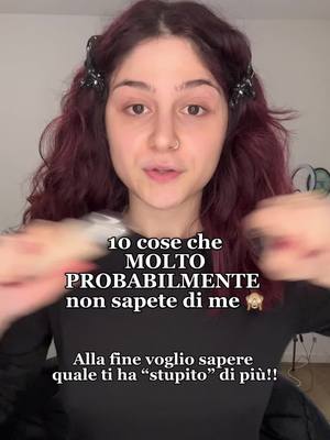 A post by @madd.aliena on TikTok caption: Quale vi ha “stupito” di più e quali invece sapevate già??  #10cosechenonsaidime #trend #grwm #makeup 