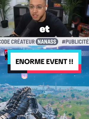 A post by @nanass2.0.off on TikTok caption: Il est énorme !! 😳 #nanass #fortnite #chapitre6 #nanass20 #nanass20short #epicpartner #chapitre2 