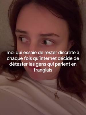 A post by @estheriscrying on TikTok caption: guilty 😘 pas la peine de me taguer dans les commentaires des vidéos qui critiquent le franglais, i won’t stop x 