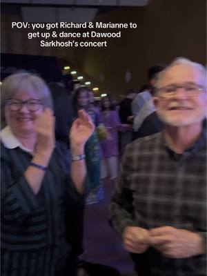 A post by @thehomira on TikTok caption: At @dawoodsarkhoshofficial concert in Molmö, we were joined by Richard & Marianne ❤️