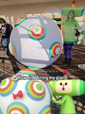 A post by @sugarvail on TikTok caption: KATAMARI IRL?!? #katamari #katamaridamacy #cosplay #katamaricosplay 