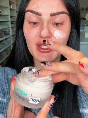 A post by @mikaylanogueira on TikTok caption: DEHYDRATED SKIN? Not anymore with @RoC Skincare Hydration+ Moisturizer. And it’s under $25! #roc_partner #rocskincare #moisturizer #skintok #skincare #hyaluronicacid #hydrationfiller 